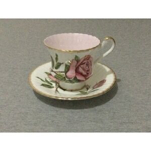 Paragon Pink Rose Bone China Cup & Saucer England